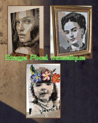 Stage portrait Pixel Monochrome 6 jours