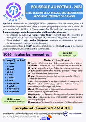 Une boussole au Poteau - Ateliers thématiques