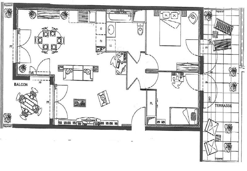 Appartement - 65 m² - 3 pièces