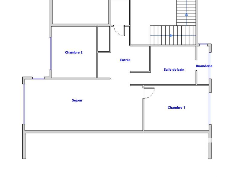 Appartement - 60 m² - 3 pièces