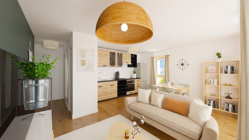 Appartement - 60 m² - 3 pièces