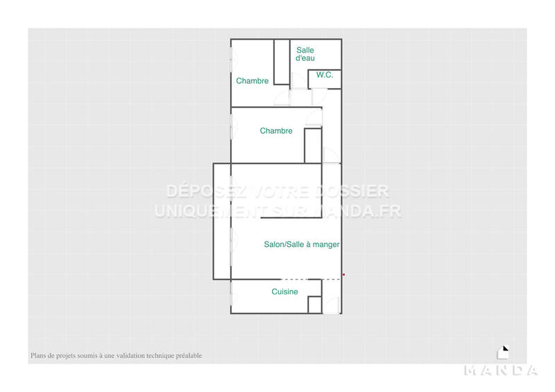 Appartement - 65 m² - 4 pièces
