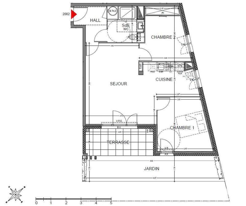 Appartement - 61 m² - 3 pièces