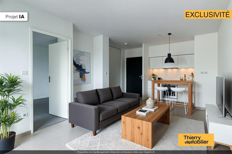 Appartement - 37 m² - 2 pièces