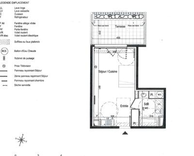 Appartement - 31 m² - 1 pièce