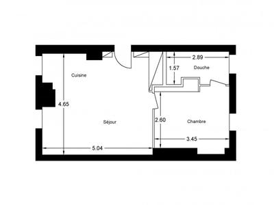 Appartement - 38 m² - 2 pièces