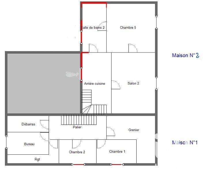 Maison - 219 m² - 8 pièces