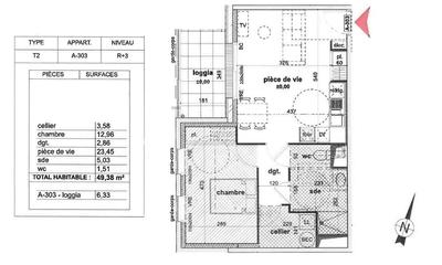Maison - 49 m² - 2 pièces