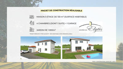 Terrain constructible - 1 438 m²