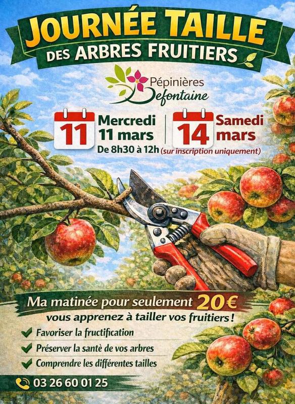 Journée taille des arbres fruitiers