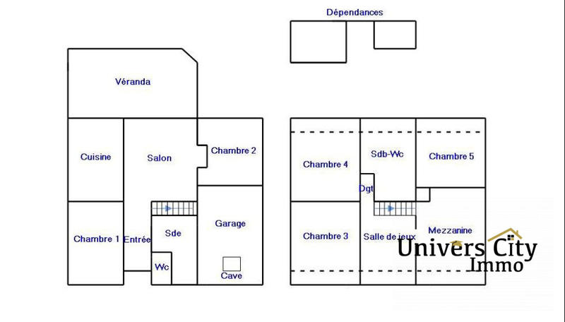 Maison - 158 m² - 8 pièces