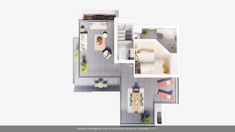 Appartement - 96 m² - 4 pièces