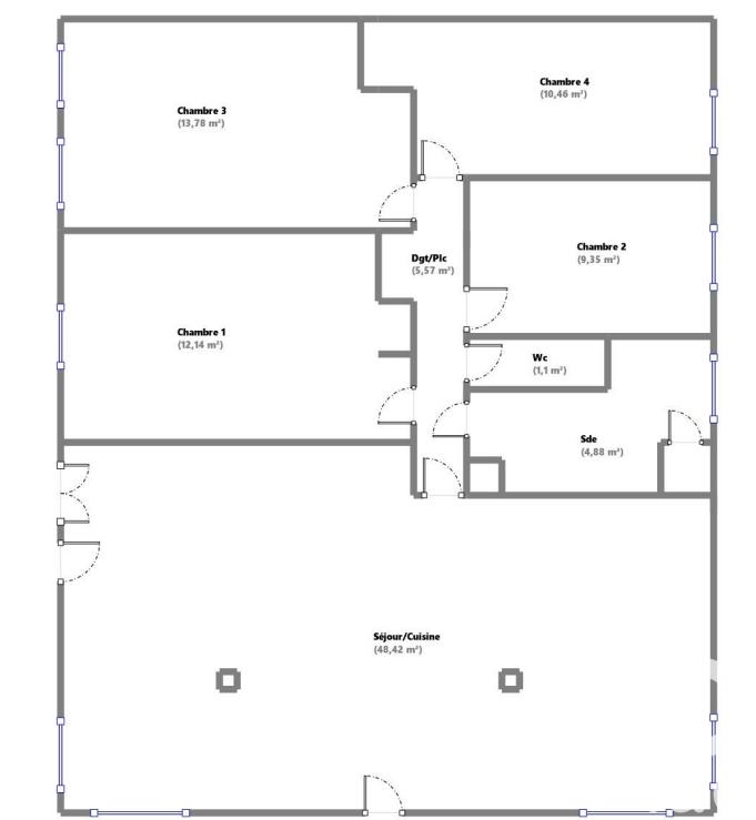 Maison - 106 m² - 5 pièces