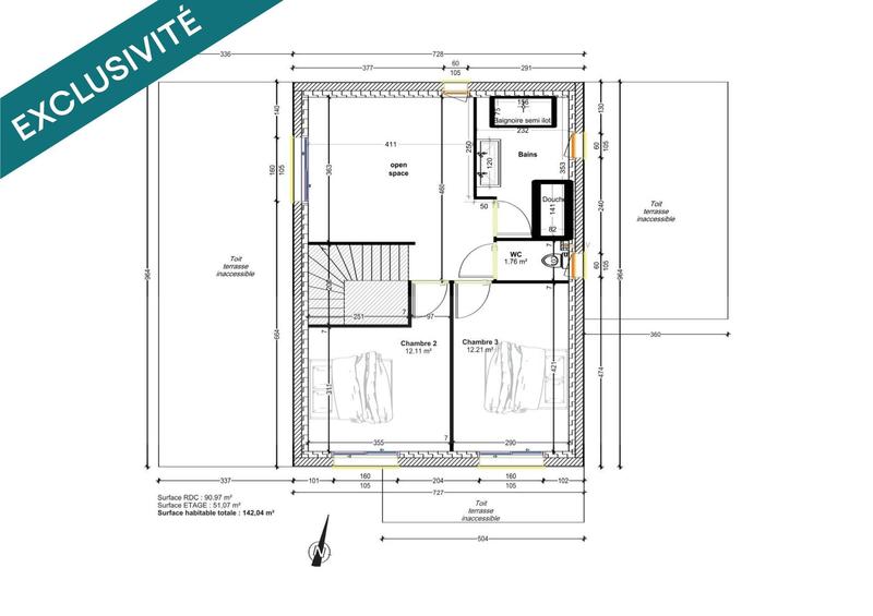 Maison - 142 m² - 5 pièces