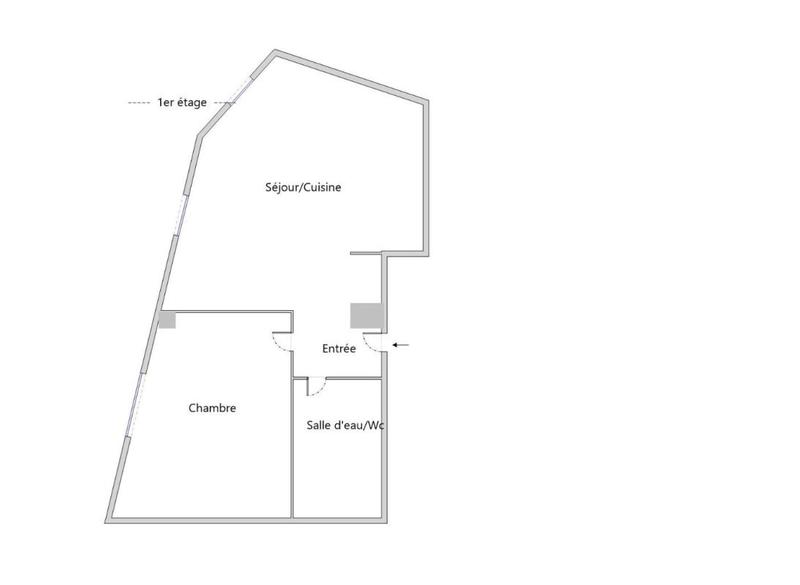 Penthouse - 34 m² - 2 pièces