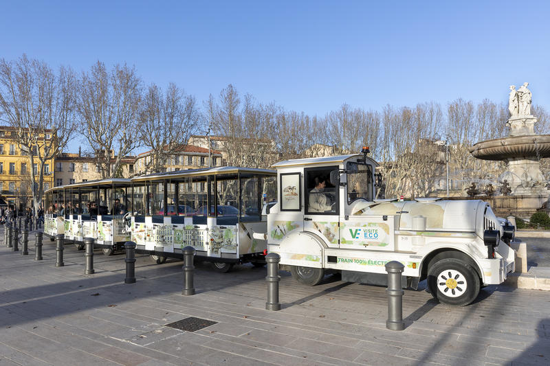 Visite d'Aix-en-Provence en petit train électrique