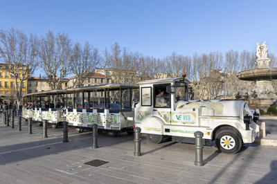Visite d'Aix-en-Provence en petit train électrique