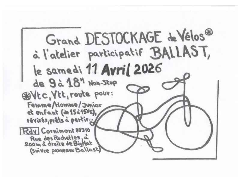 Grand déstockage de vélos