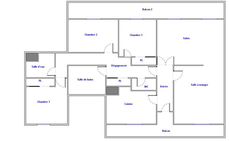 Appartement - 112 m² - 5 pièces