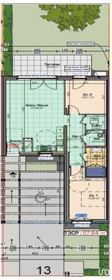 Maison - 68 m² - 3 pièces