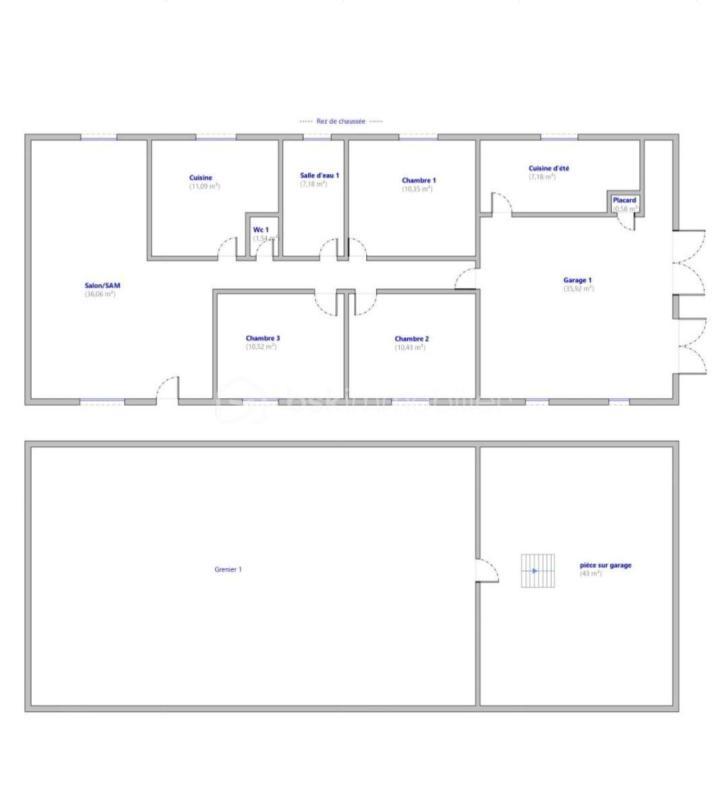 Maison - 87 m² - 4 pièces