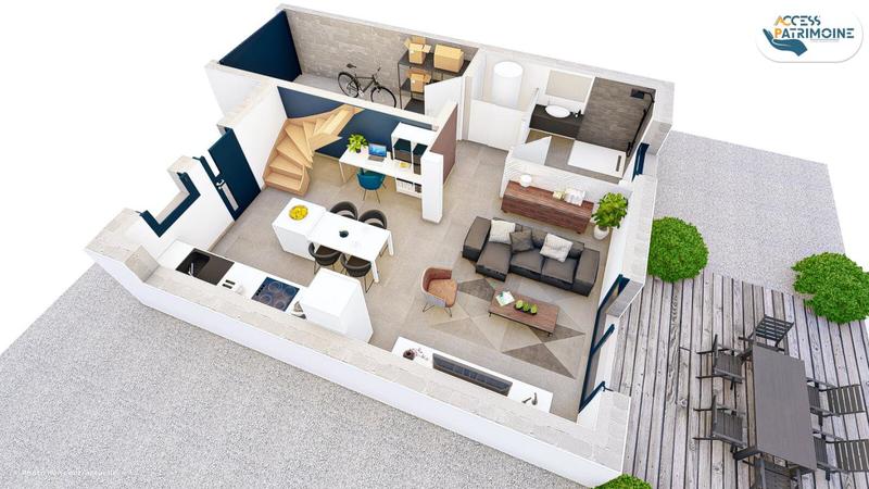 Maison - 77 m² - 5 pièces