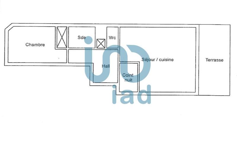 Appartement - 36 m² - 2 pièces