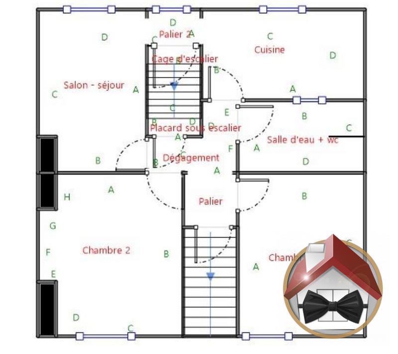 Appartement - 116 m² - 5 pièces