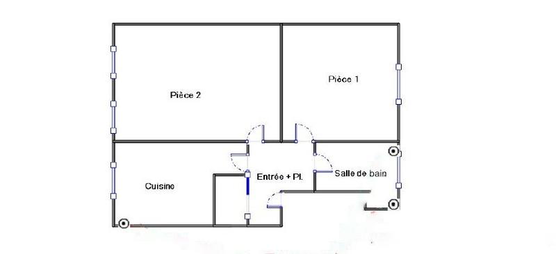 Appartement - 42 m² - 2 pièces