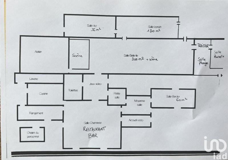 Local commercial - 1 000 m²