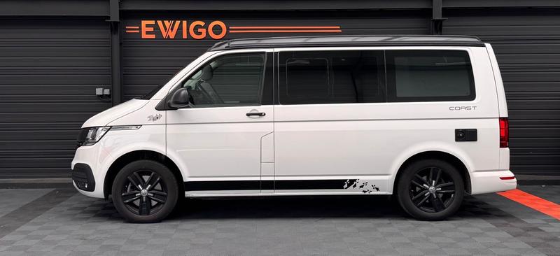 Volkswagen California T6 2.0 Tdi 150 Coast Dsg / Carplay Toit Elec Webasto Double Couchette Frigo + Gaz