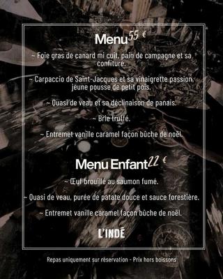 Soirée du Reveillon à l'Indé