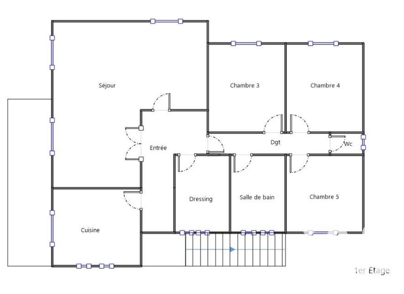 Maison - 214 m² - 9 pièces