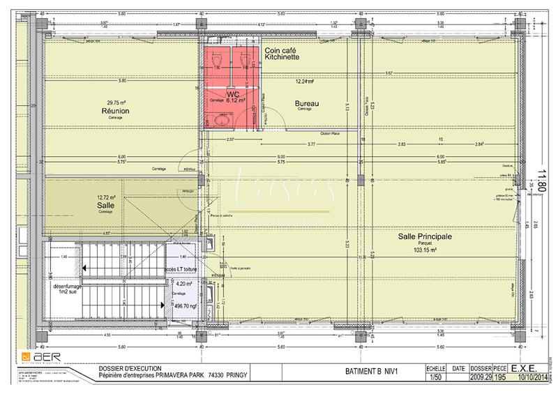 Local commercial - 165 m² - 3 pièces