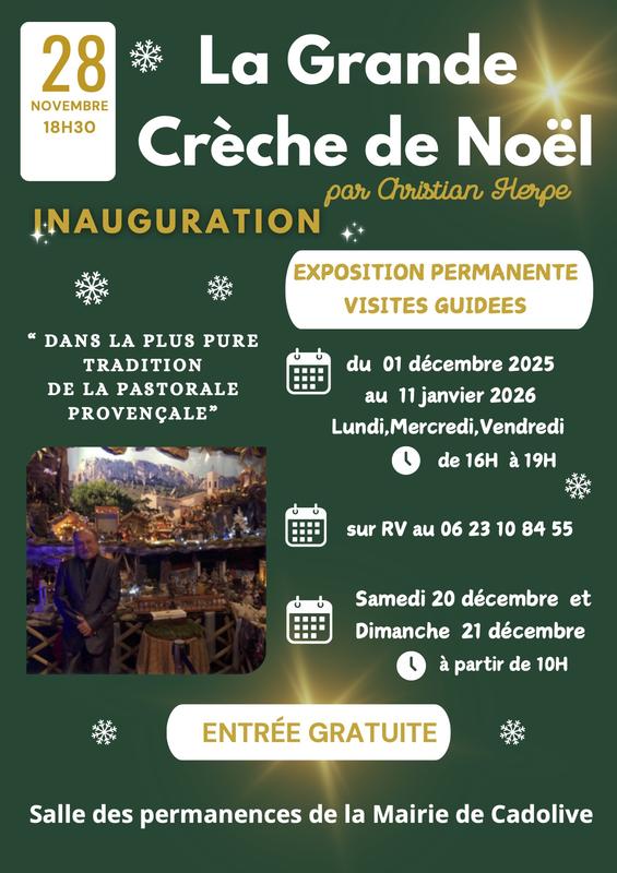 La grande crèche de Noël