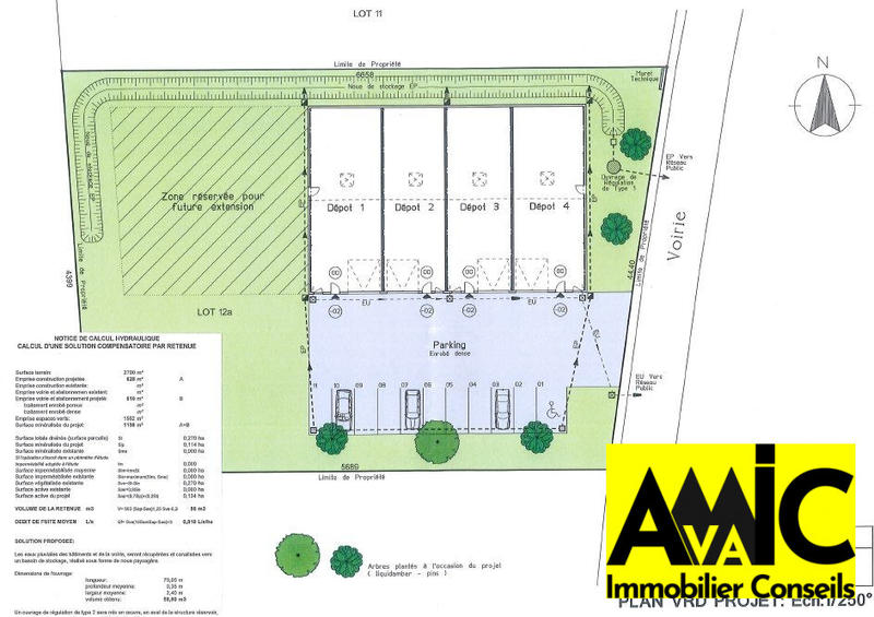 Local d'activités - 136 m² - 1 pièce