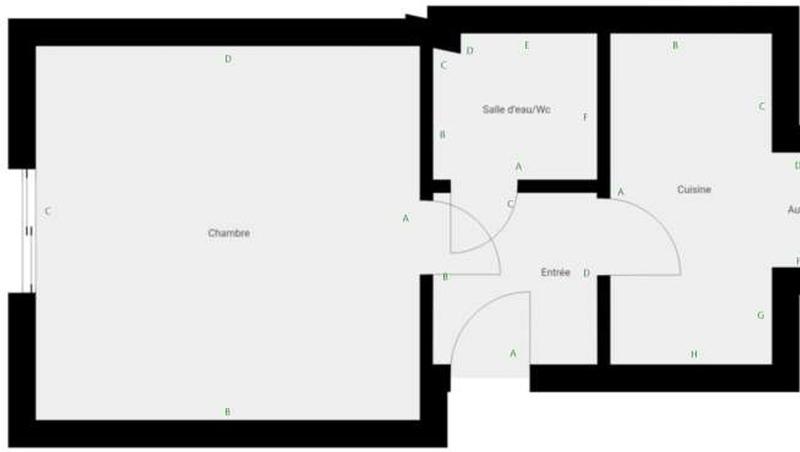 Appartement - 20 m² - 1 pièce