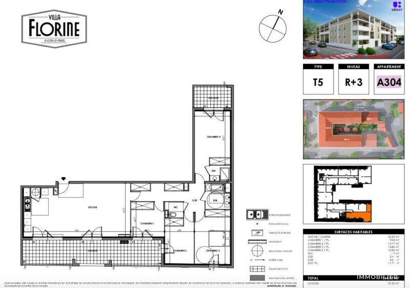 Appartement - 114 m² - 5 pièces