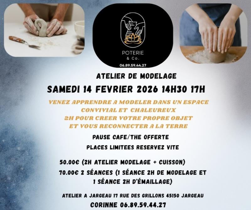 Atelier de modelage de poterie