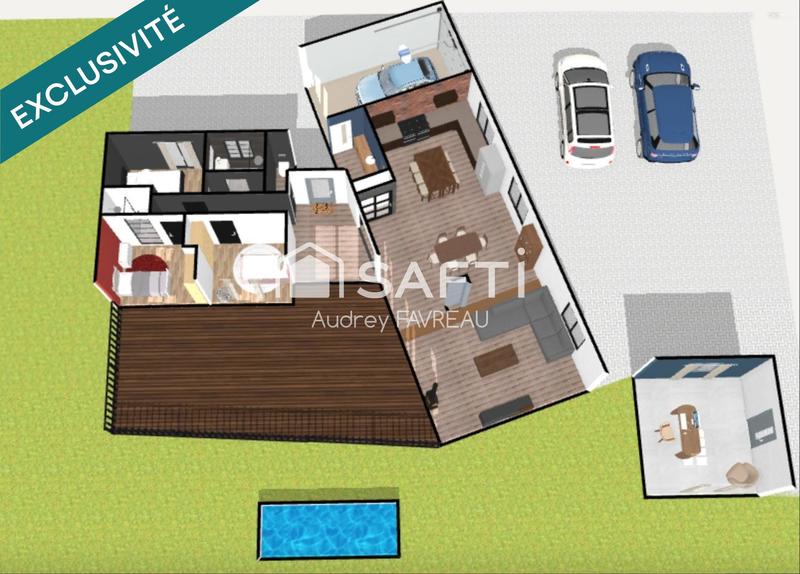 Maison - 156 m² - 5 pièces