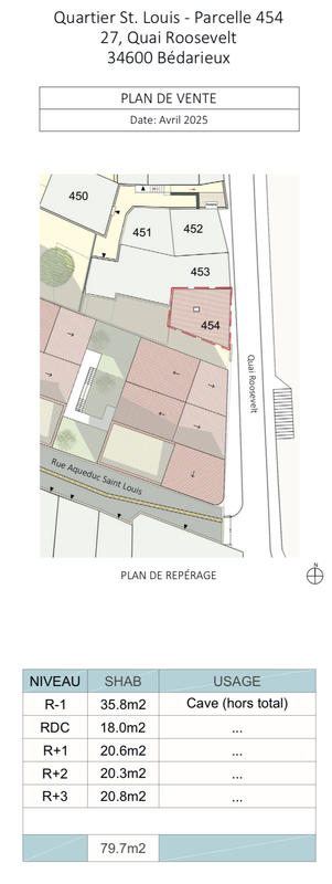 Maison de village - 79 m² - 4 pièces