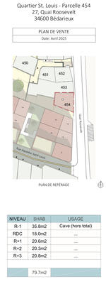 Maison de village - 79 m² - 4 pièces