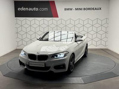 Bmw Serie 2 Cabriolet 220d 190 ch Bva8 m Sport