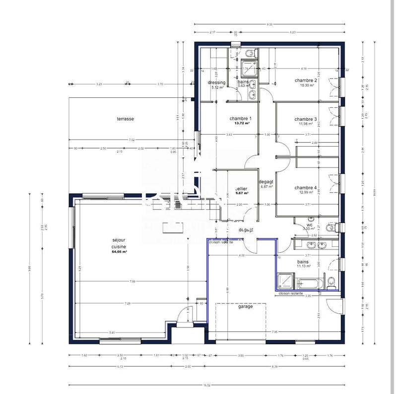 Villa - 164 m² - 7 pièces