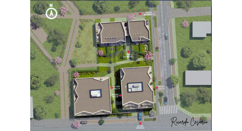 Appartement - 61 m² - 3 pièces