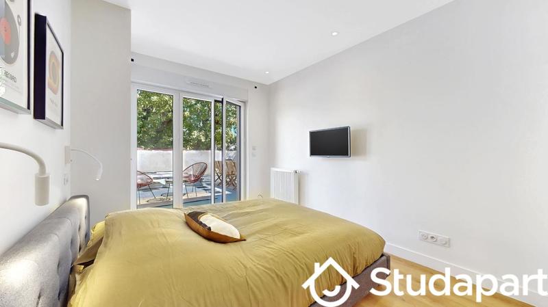 Chambre - 12 m² - 1 pièce