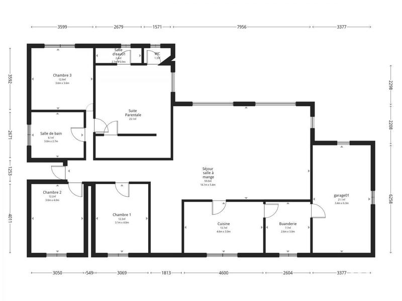 Maison - 160 m² - 5 pièces