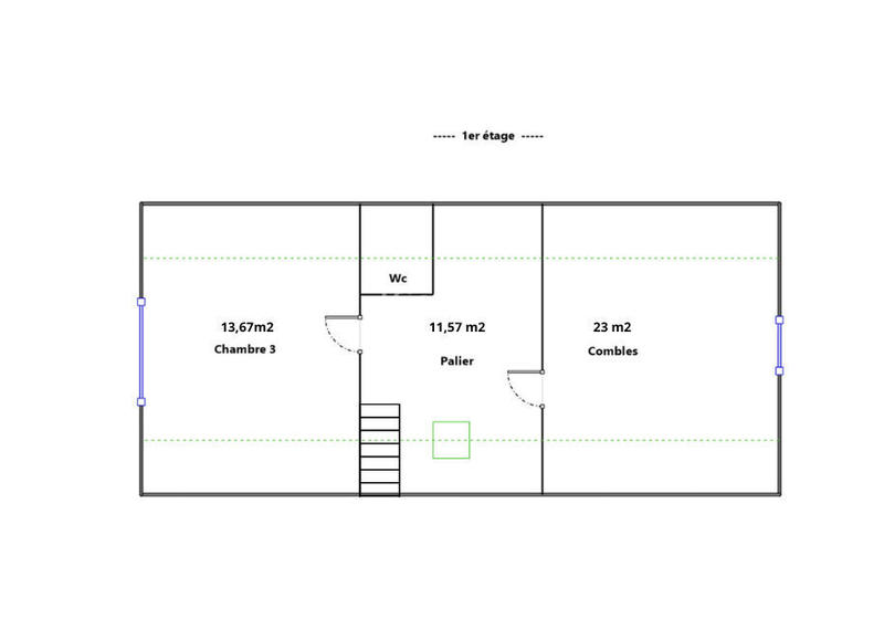 Maison - 100 m² - 4 pièces