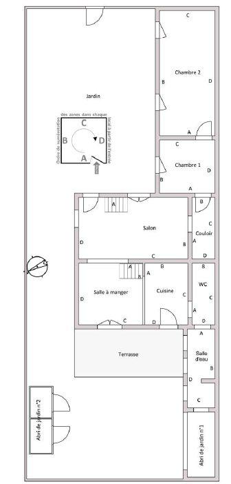 Maison ancienne - 66 m² - 3 pièces
