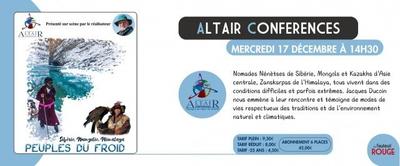 Conférence Altaïr - Peuples du froid